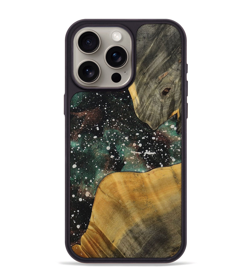 iPhone 15 Pro Max Wood+Resin Phone Case - Dillon (Cosmos, 713781)