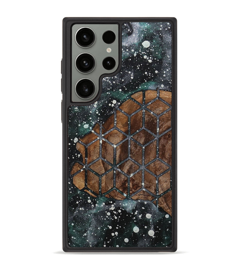 Galaxy S23 Ultra Wood+Resin Phone Case - Kelly (Cosmos, 713789)