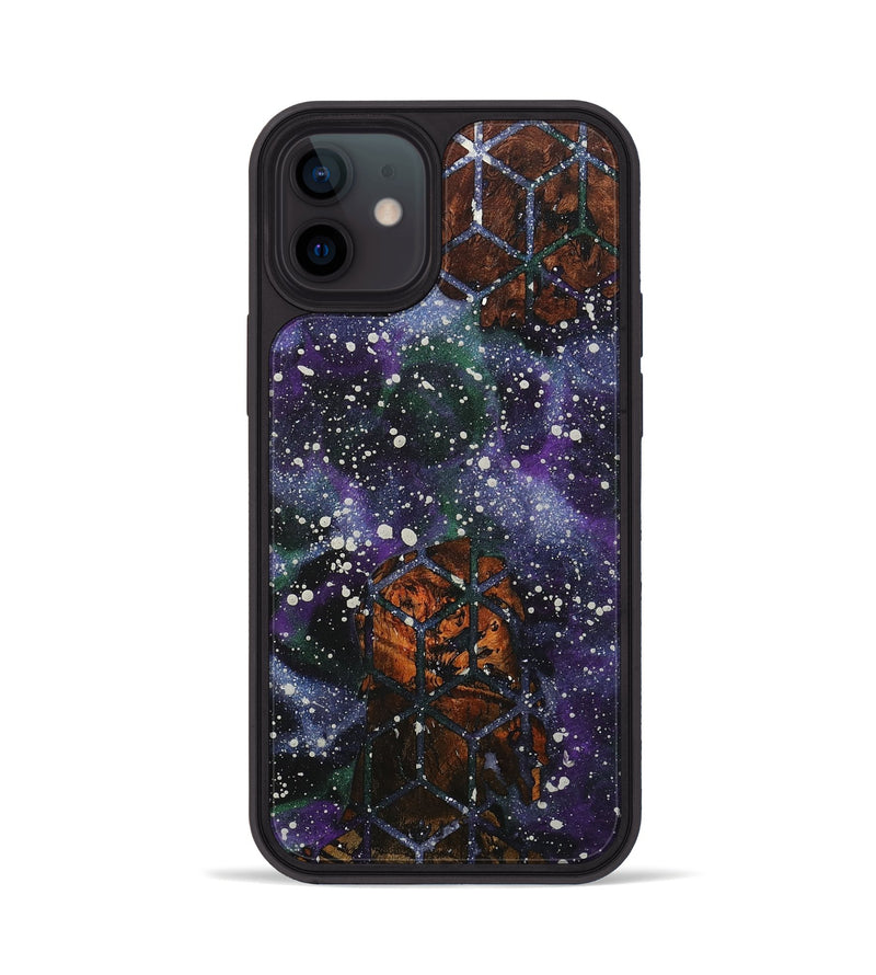 iPhone 12 Wood+Resin Phone Case - Sage (Cosmos, 713791)