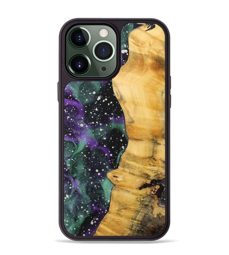 iPhone 13 Pro Max Wood+Resin Phone Case - Darin (Cosmos, 713792)