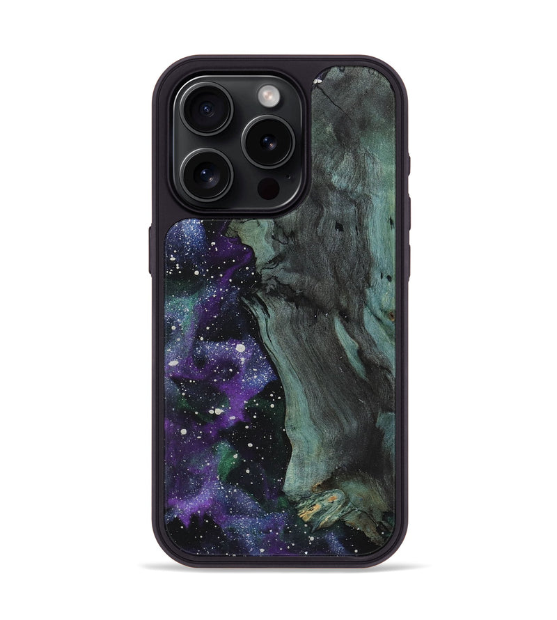 iPhone 15 Pro Wood+Resin Phone Case - Latasha (Cosmos, 713803)