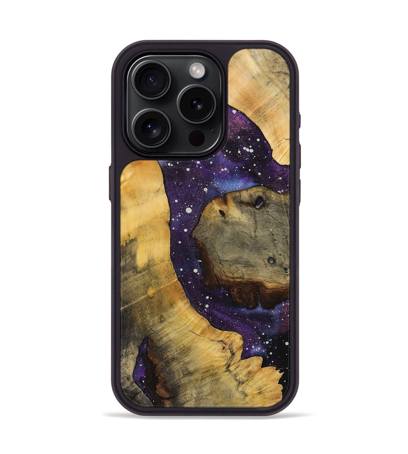 iPhone 15 Pro Wood+Resin Phone Case - King (Cosmos, 713805)