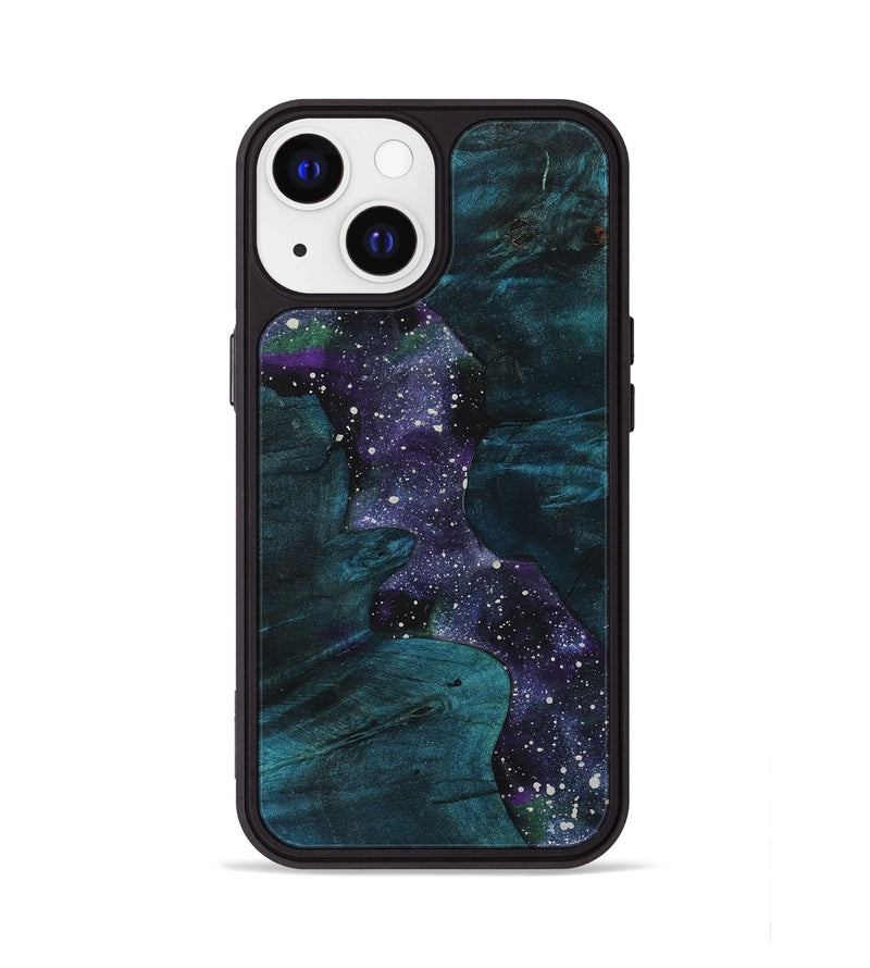 iPhone 13 Wood+Resin Phone Case - Edwin (Cosmos, 713815)