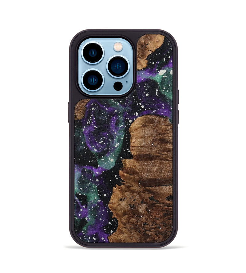 iPhone 14 Pro Wood+Resin Phone Case - Clay (Cosmos, 713827)
