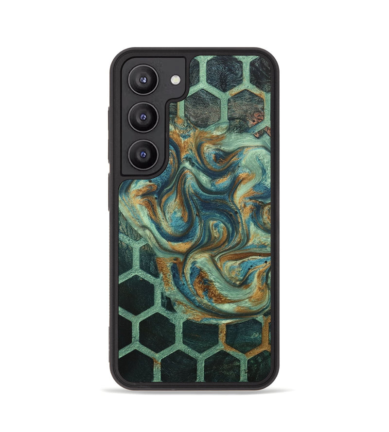 Galaxy S23 Wood+Resin Phone Case - Destinee (Pattern, 713972)