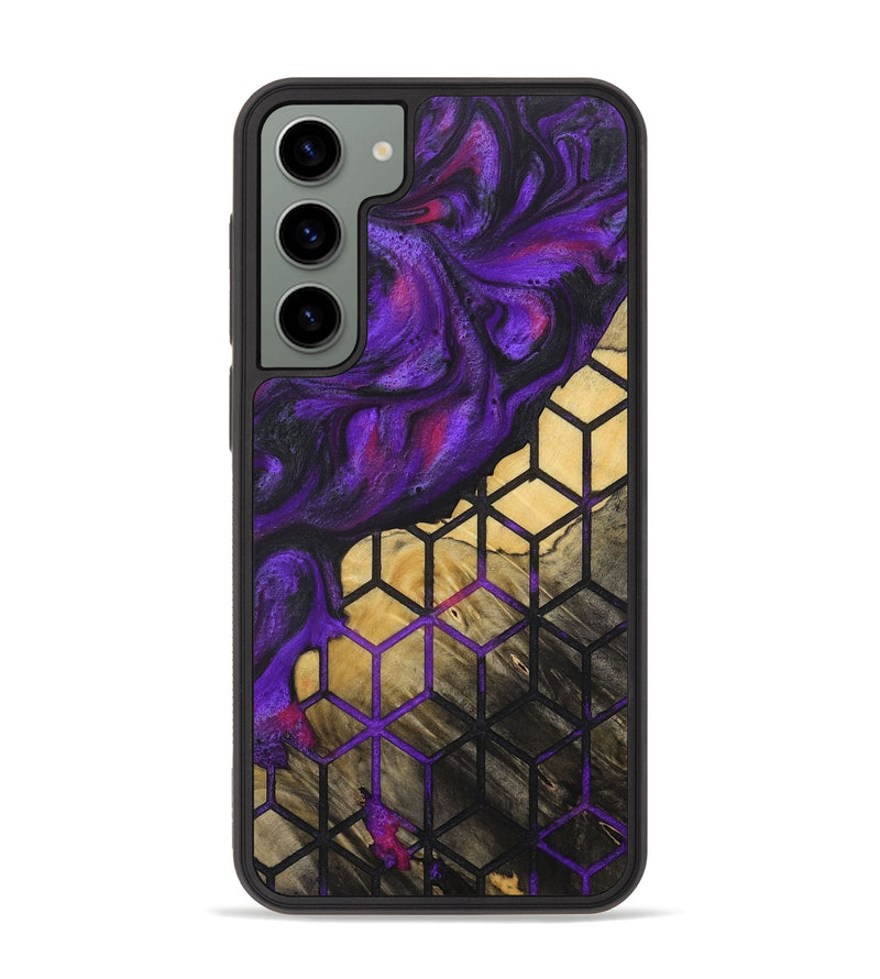 Galaxy S23 Plus Wood+Resin Phone Case - Beulah (Pattern, 713975)