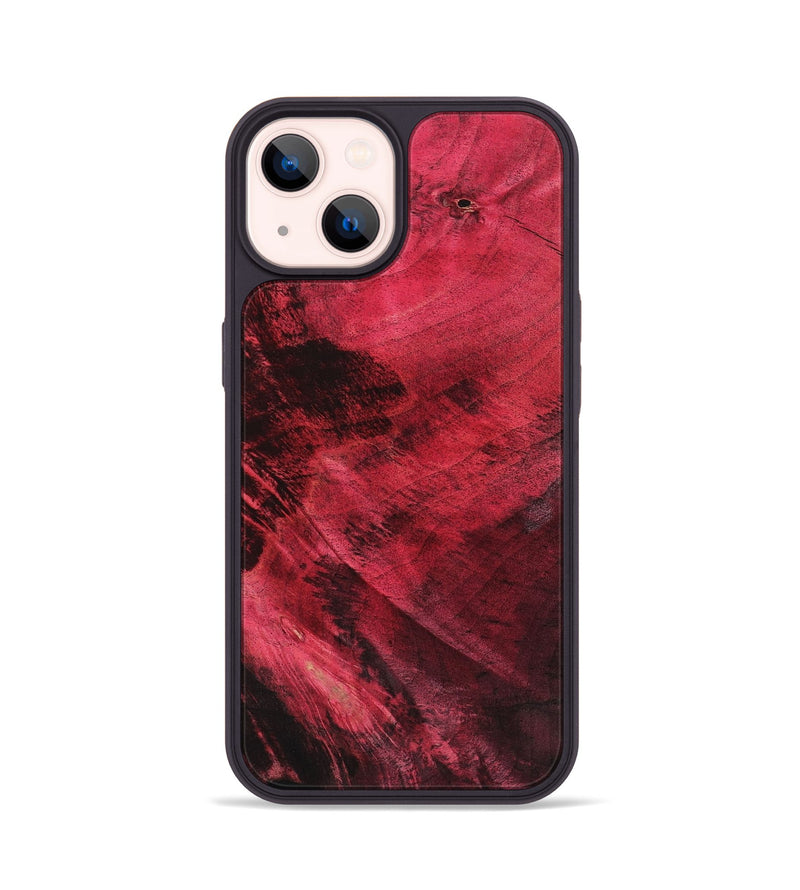 iPhone 14 Wood+Resin Phone Case - Parker (Wood Burl, 714121)