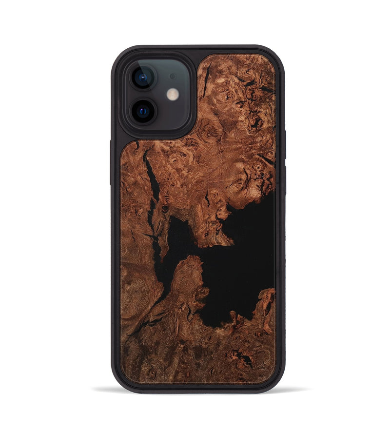 iPhone 12 Wood+Resin Phone Case - Beulah (Wood Burl, 714124)