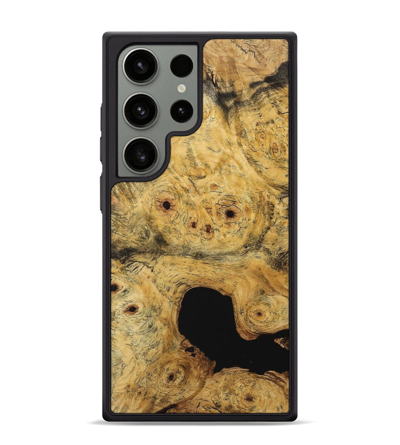 Galaxy S24 Ultra Wood+Resin Phone Case - Trisha (Wood Burl, 714129)