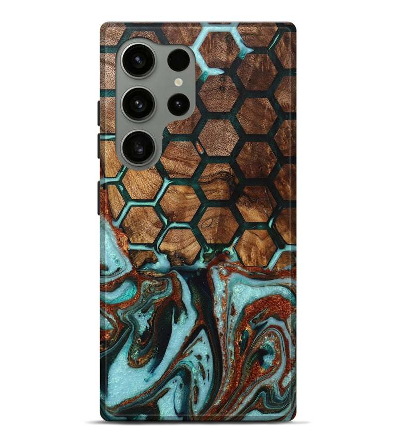 Galaxy S24 Ultra Wood+Resin Live Edge Phone Case - Hope (Pattern, 714288)