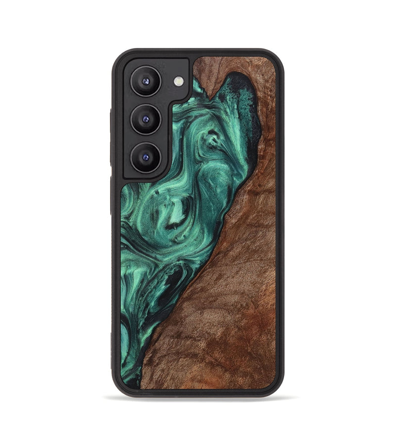 Galaxy S23 Wood+Resin Phone Case - Saylor (Green, 714293)