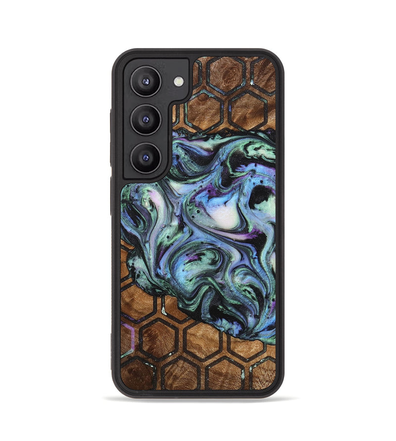 Galaxy S23 Wood+Resin Phone Case - Kason (Pattern, 714315)