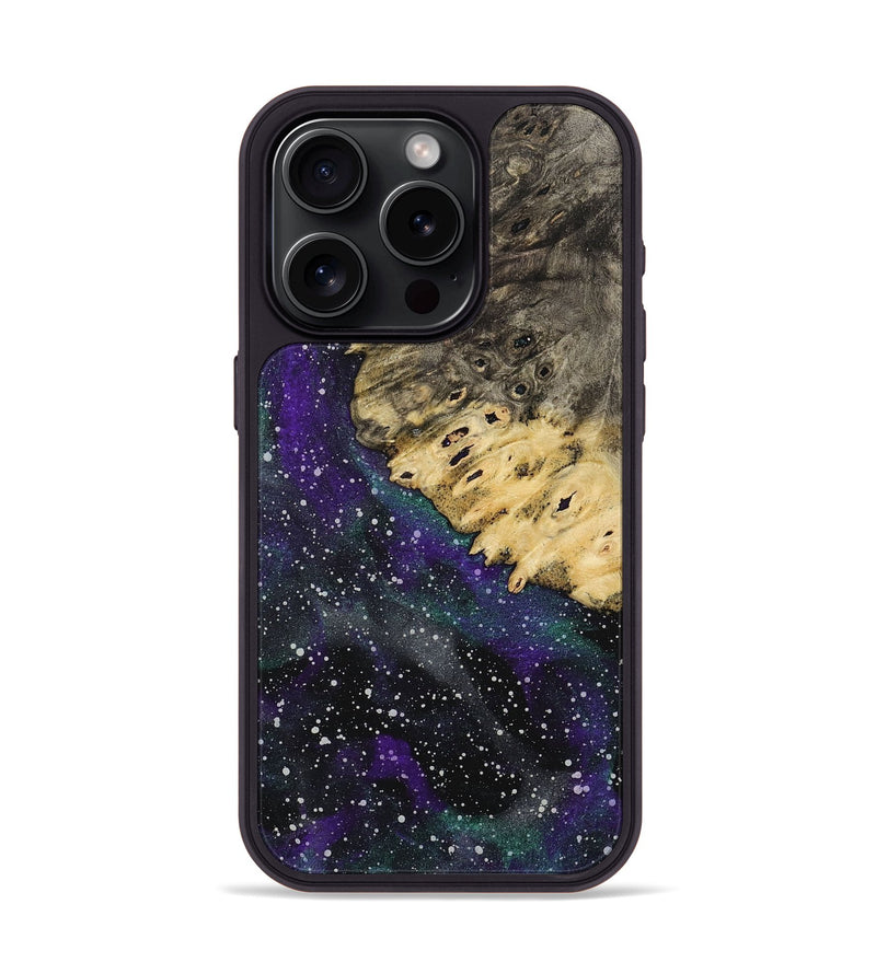 iPhone 15 Pro Wood+Resin Phone Case - Catherine (Cosmos, 714329)