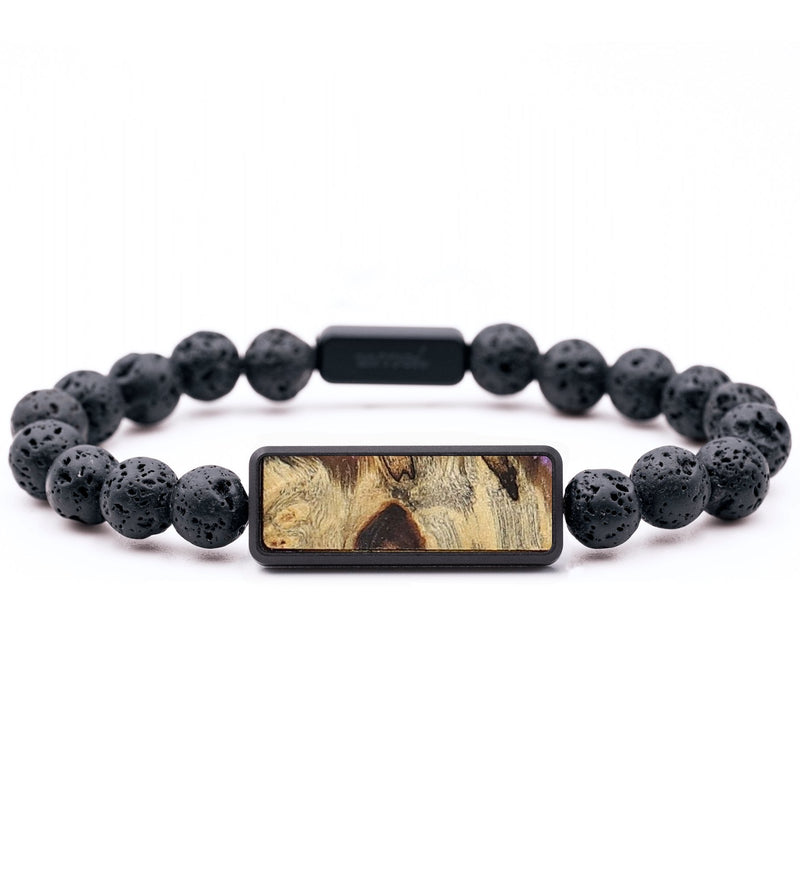 Lava Bead  Bracelet - Isaiah (Wood Burl, 714548)