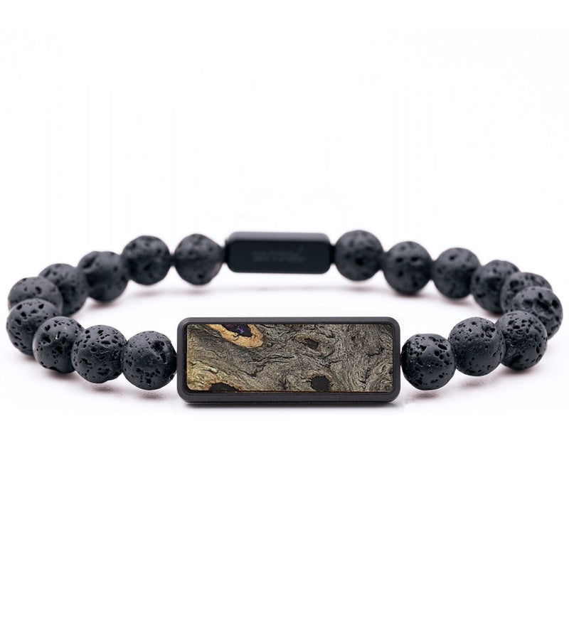Lava Bead  Bracelet - Margaret (Wood Burl, 714554)