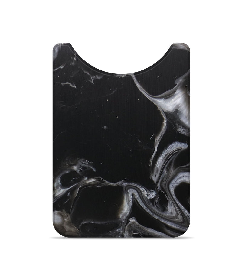 Live Edge ResinArt Wallet - Nehemiah (Black & White, 714588)