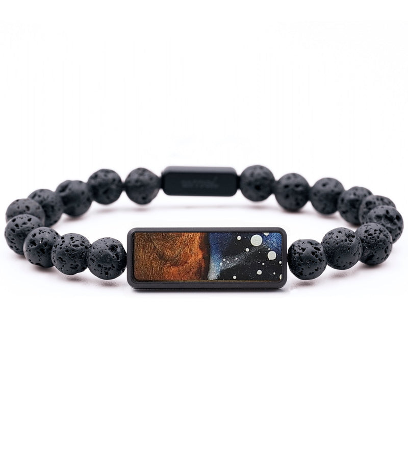 Lava Bead Wood+Resin Bracelet - Colton (Cosmos, 714793)