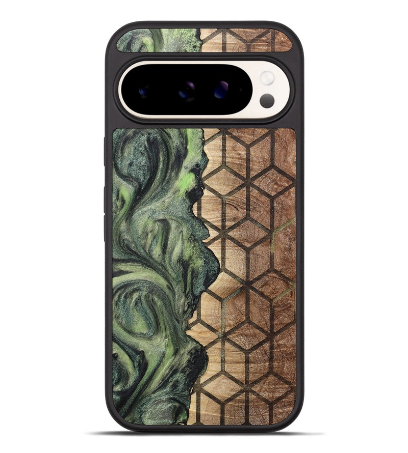 Pixel 9 Pro XL Wood+Resin Phone Case - Ericka (Pattern, 714811)