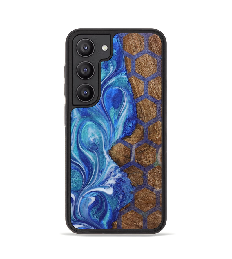 Galaxy S23 Wood+Resin Phone Case - Gail (Pattern, 714813)