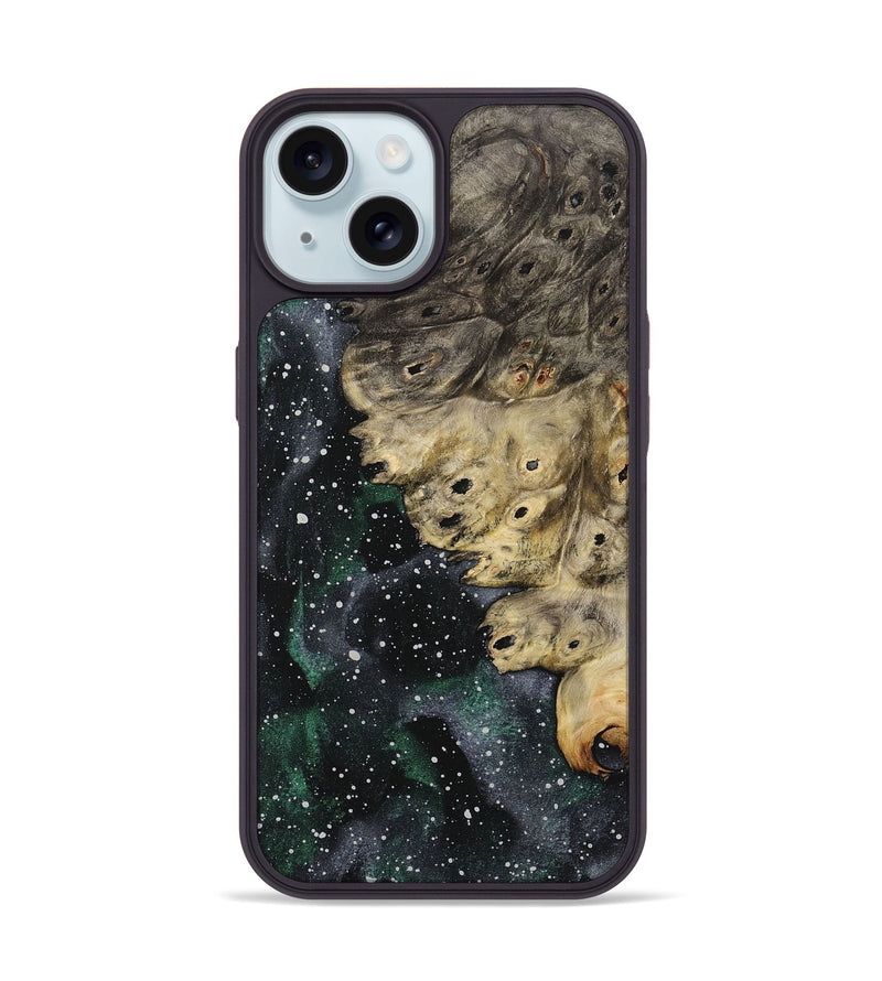 iPhone 15 Wood+Resin Phone Case - Jared (Cosmos, 714838)