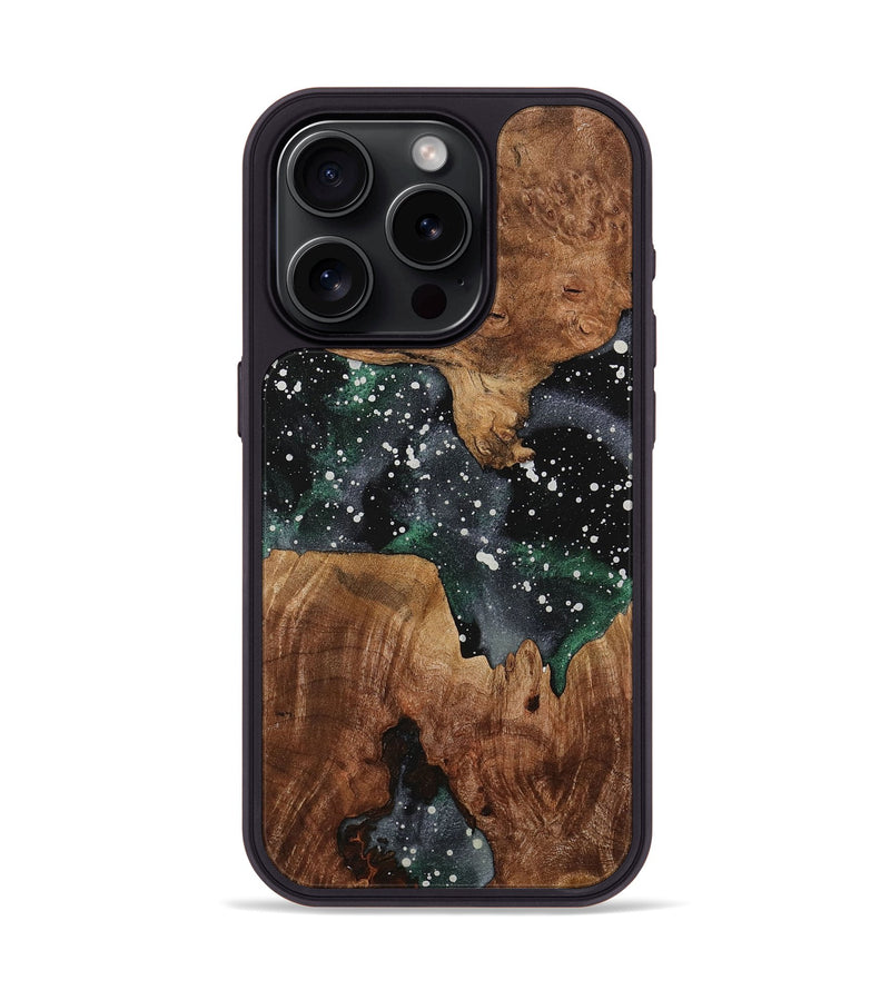 iPhone 15 Pro Wood+Resin Phone Case - Everleigh (Cosmos, 714846)