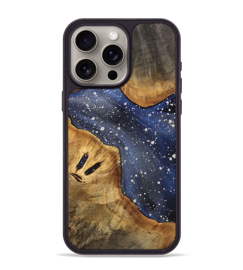 iPhone 15 Pro Max Wood+Resin Phone Case - Trenton (Cosmos, 714853)