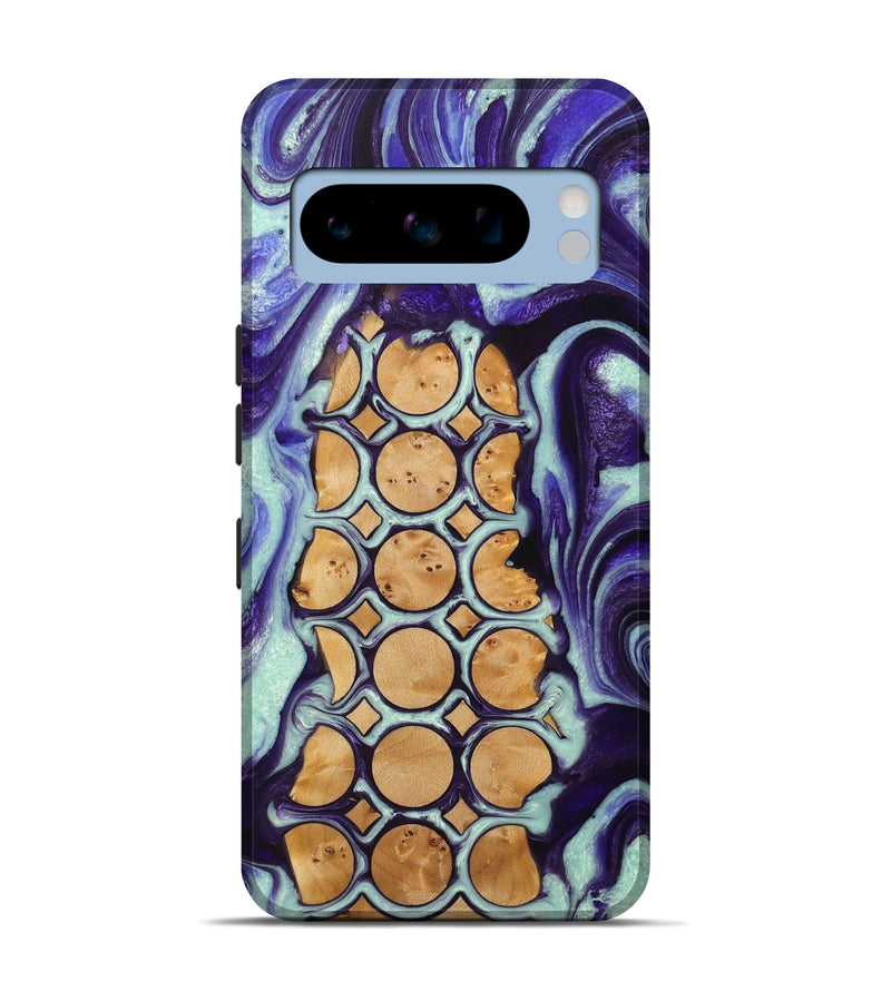 Pixel 8 Pro Wood+Resin Live Edge Phone Case - Marquis (Pattern, 714888)