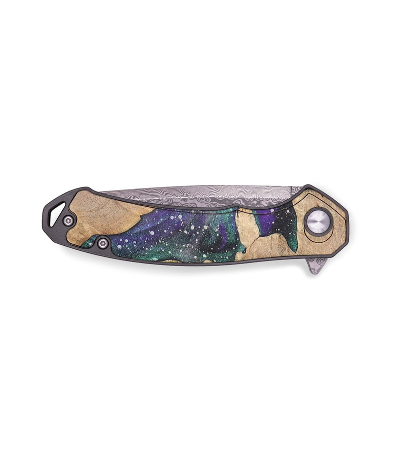 EDC Wood+Resin Pocket Knife - Kelli (Cosmos, 714989)