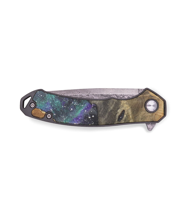 EDC Wood+Resin Pocket Knife - Darin (Cosmos, 714991)