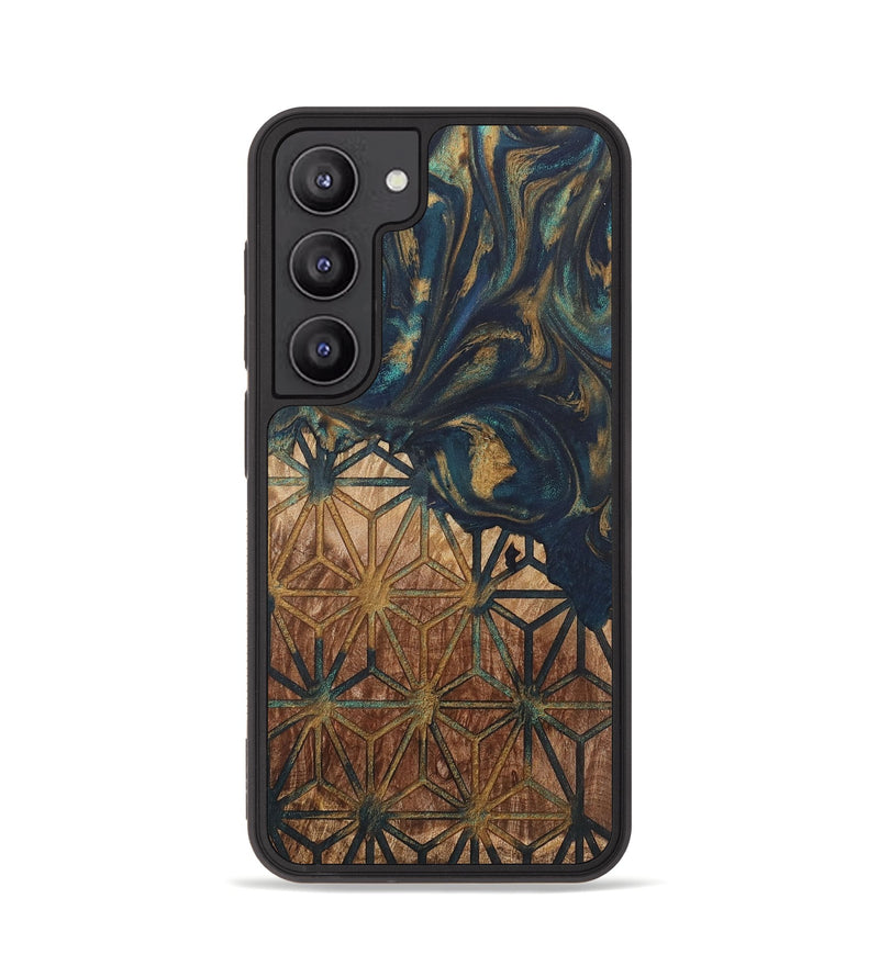 Galaxy S23 Wood+Resin Phone Case - Sawyer (Pattern, 715044)