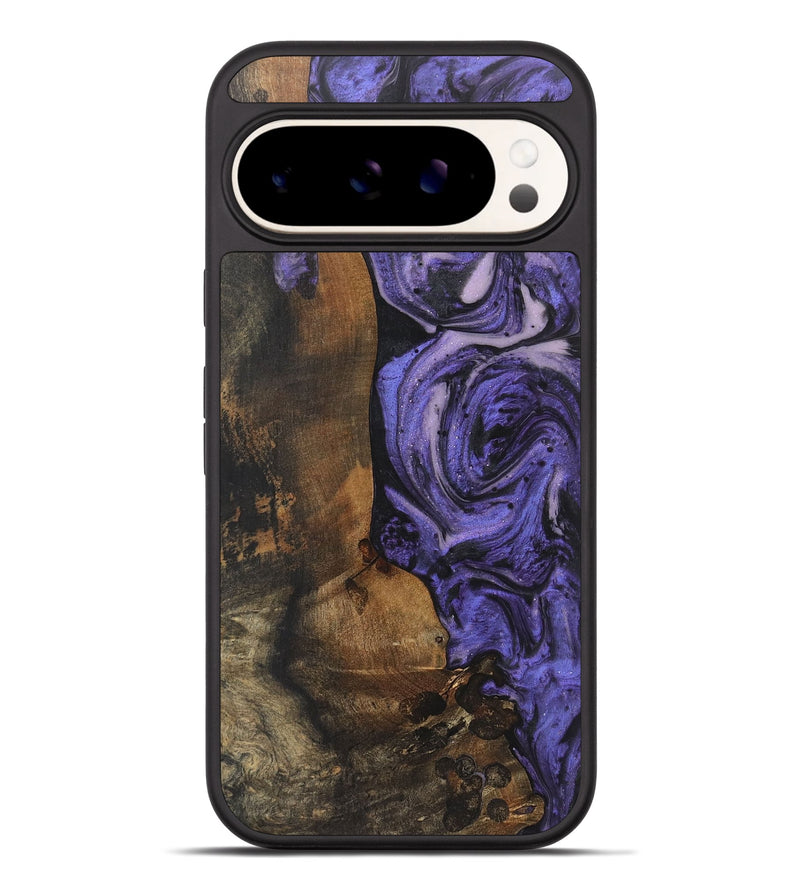 Pixel 9 Pro XL Wood+Resin Phone Case - Halle (Purple, 715086)