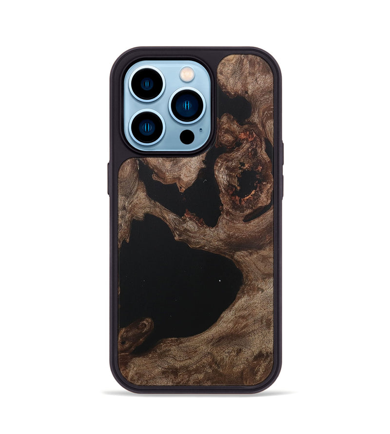 iPhone 14 Pro Wood+Resin Phone Case - Laurie (Wood Burl, 715161)