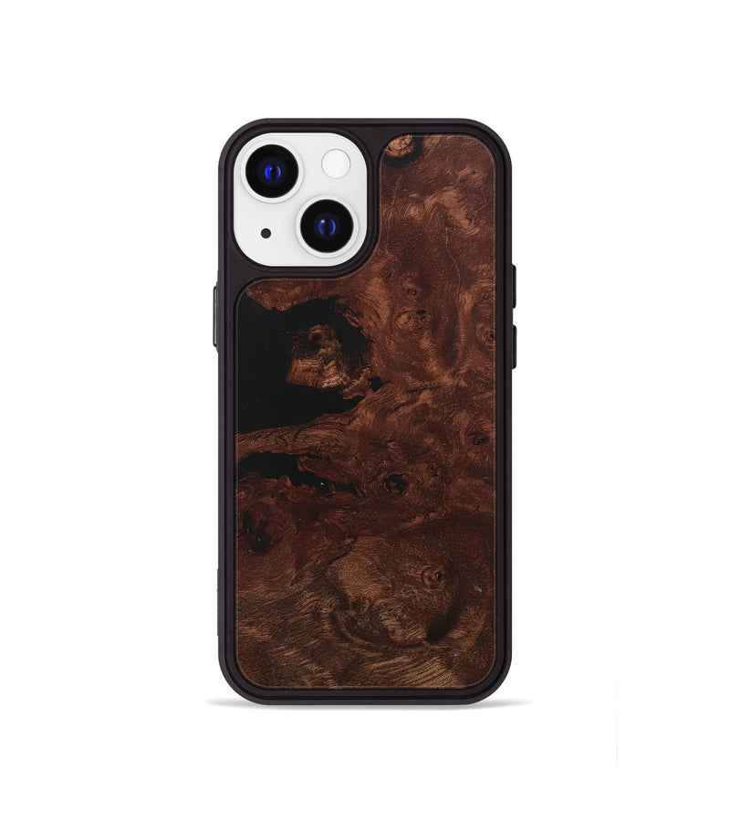 iPhone 13 mini Wood+Resin Phone Case - Madyson (Wood Burl, 715166)