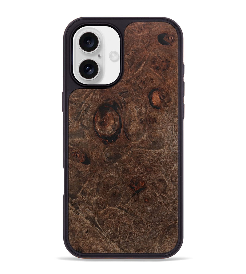 iPhone 16 Plus Wood+Resin Phone Case - Lori (Wood Burl, 715169)