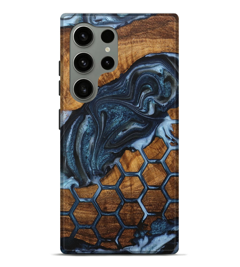 Galaxy S24 Ultra Wood+Resin Live Edge Phone Case - Maude (Pattern, 715331)