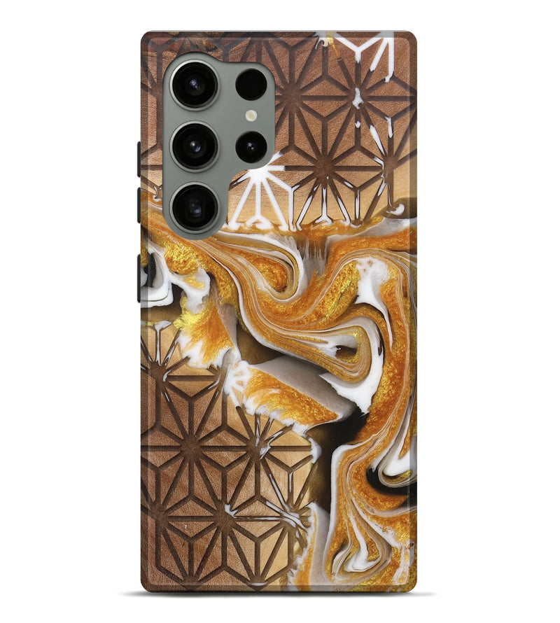 Galaxy S24 Ultra Wood+Resin Live Edge Phone Case - Knox (Pattern, 715338)