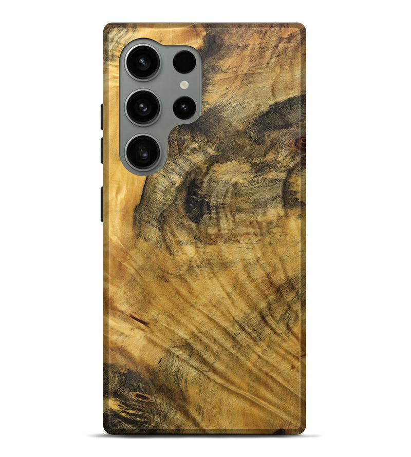 Galaxy S24 Ultra Wood+Resin Live Edge Phone Case - Christi (Wood Burl, 715344)