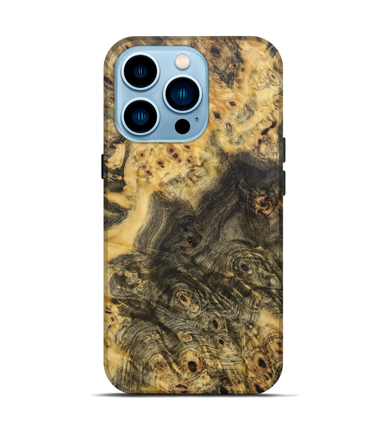iPhone 14 Pro Wood+Resin Live Edge Phone Case - Jarrod (Wood Burl, 715346)