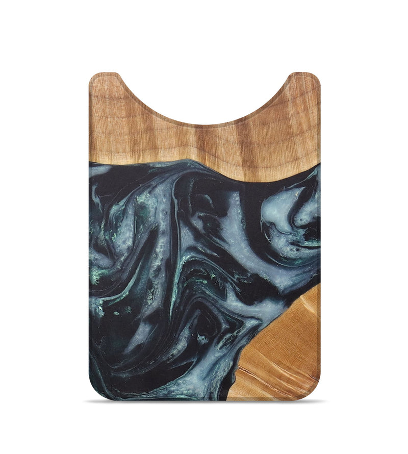 Live Edge Wood+Resin Wallet - Alex (Green, 715368)