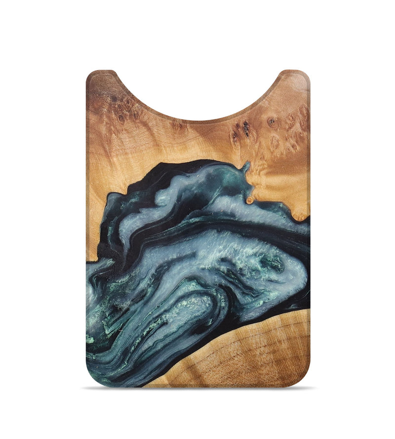 Live Edge Wood+Resin Wallet - Salvador (Green, 715369)