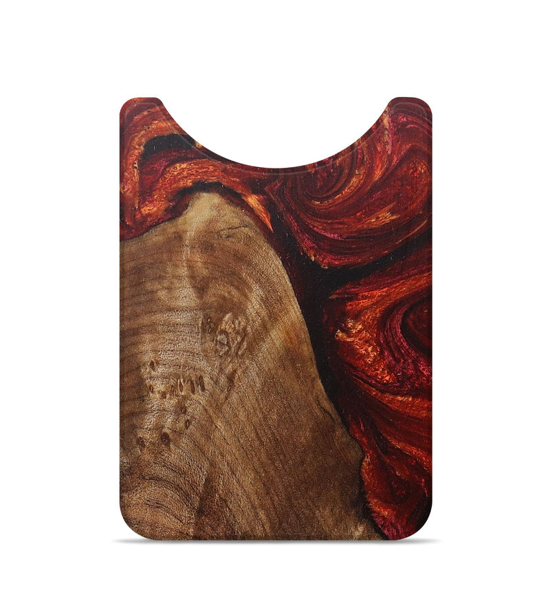 Live Edge Wood+Resin Wallet - Thomas (Red, 715382)