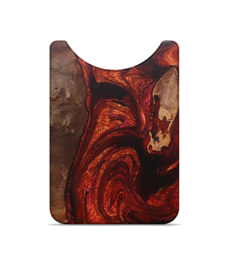 Live Edge Wood+Resin Wallet - Elias (Red, 715383)