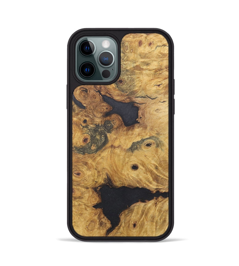 iPhone 12 Pro Wood+Resin Phone Case - Miguel (Wood Burl, 715556)