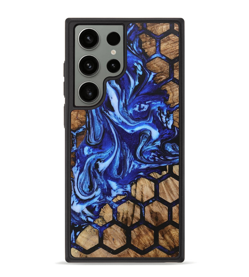 Galaxy S23 Ultra Wood+Resin Phone Case - Ollie (Pattern, 715567)