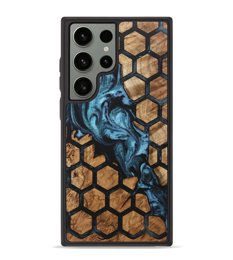Galaxy S23 Ultra Wood+Resin Phone Case - Isaiah (Pattern, 715568)