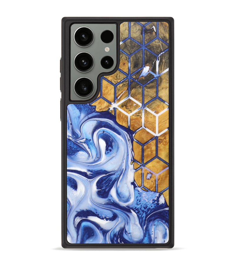 Galaxy S23 Ultra Wood+Resin Phone Case - Maverick (Pattern, 715593)