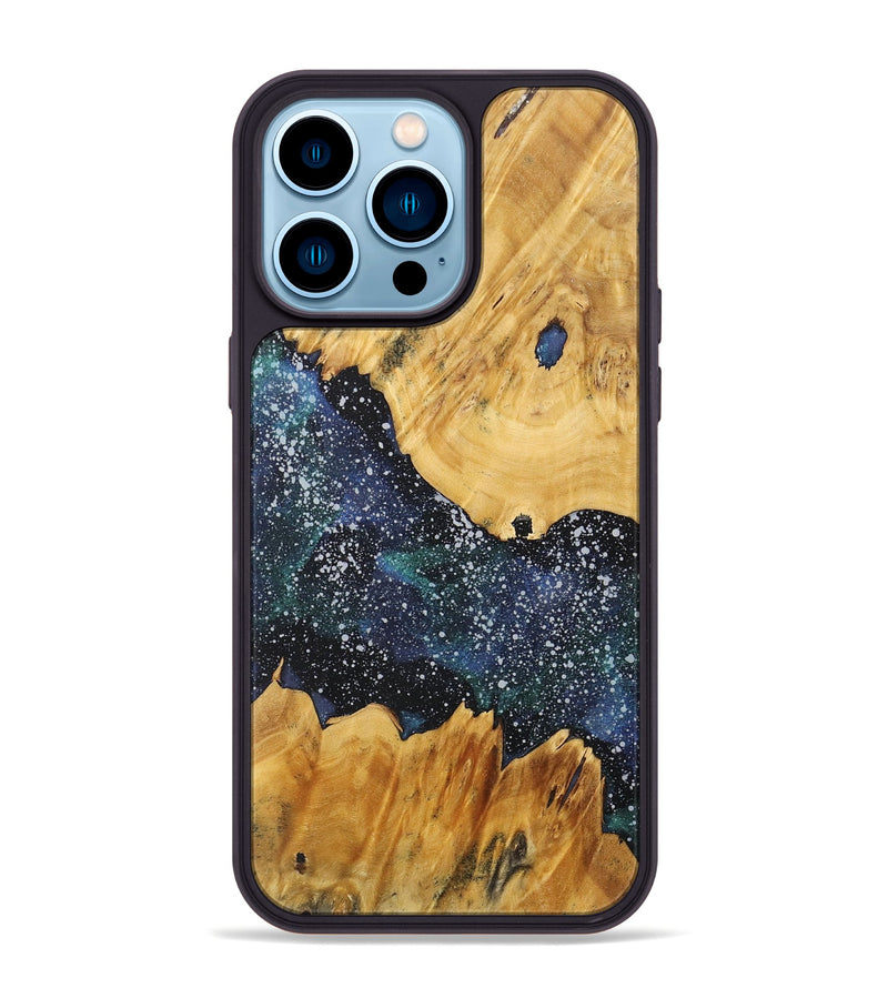 iPhone 14 Pro Max Wood+Resin Phone Case - Donovan (Cosmos, 715683)