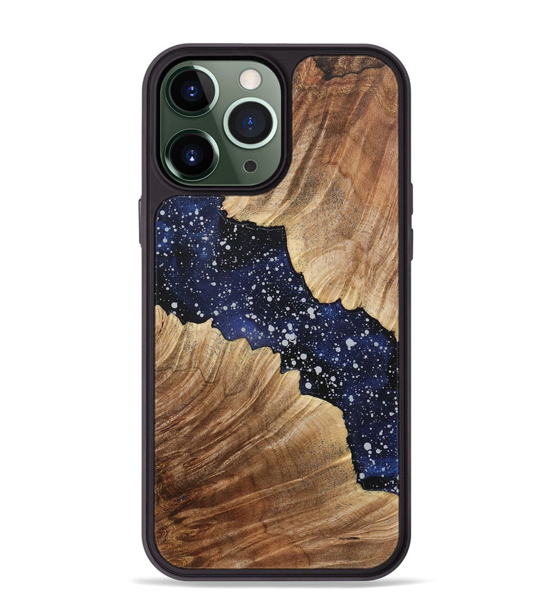 iPhone 13 Pro Max Wood+Resin Phone Case - Madisyn (Cosmos, 715692)