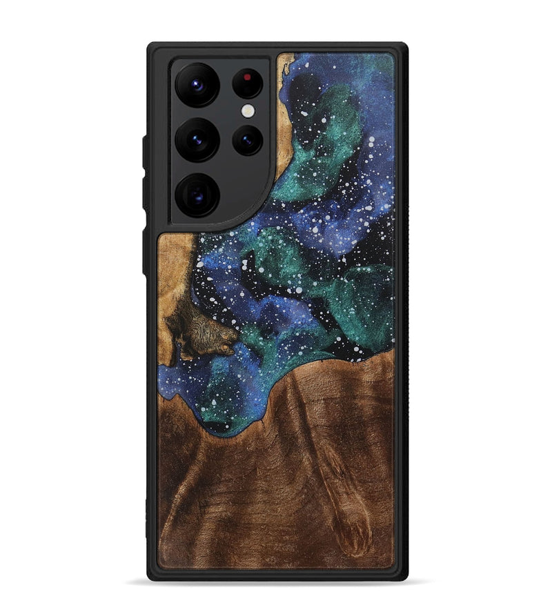 Galaxy S22 Ultra Wood+Resin Phone Case - Patti (Cosmos, 715694)