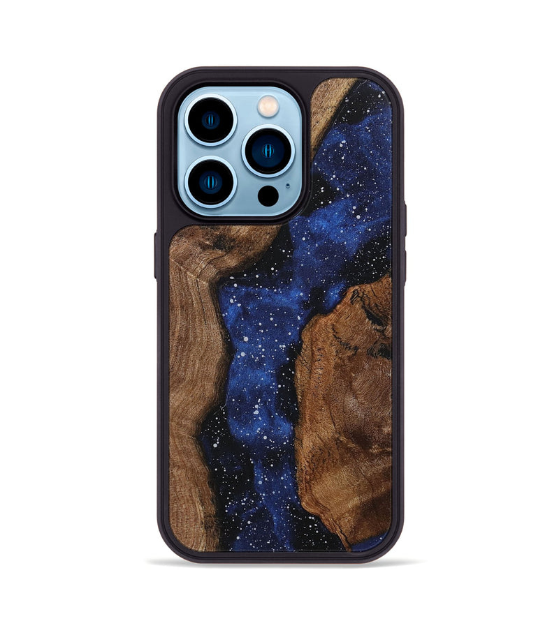 iPhone 14 Pro Wood+Resin Phone Case - Leroy (Cosmos, 715695)